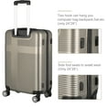 thumbnail image 6 of 3 Piece Luggage Set with TSA Lock,  Lightweight Cross Stripe Suitcase Hardshell Luggage Set with Hooks And 360 Degree Spinner Wheels (20in/24in/28in), 6 of 9