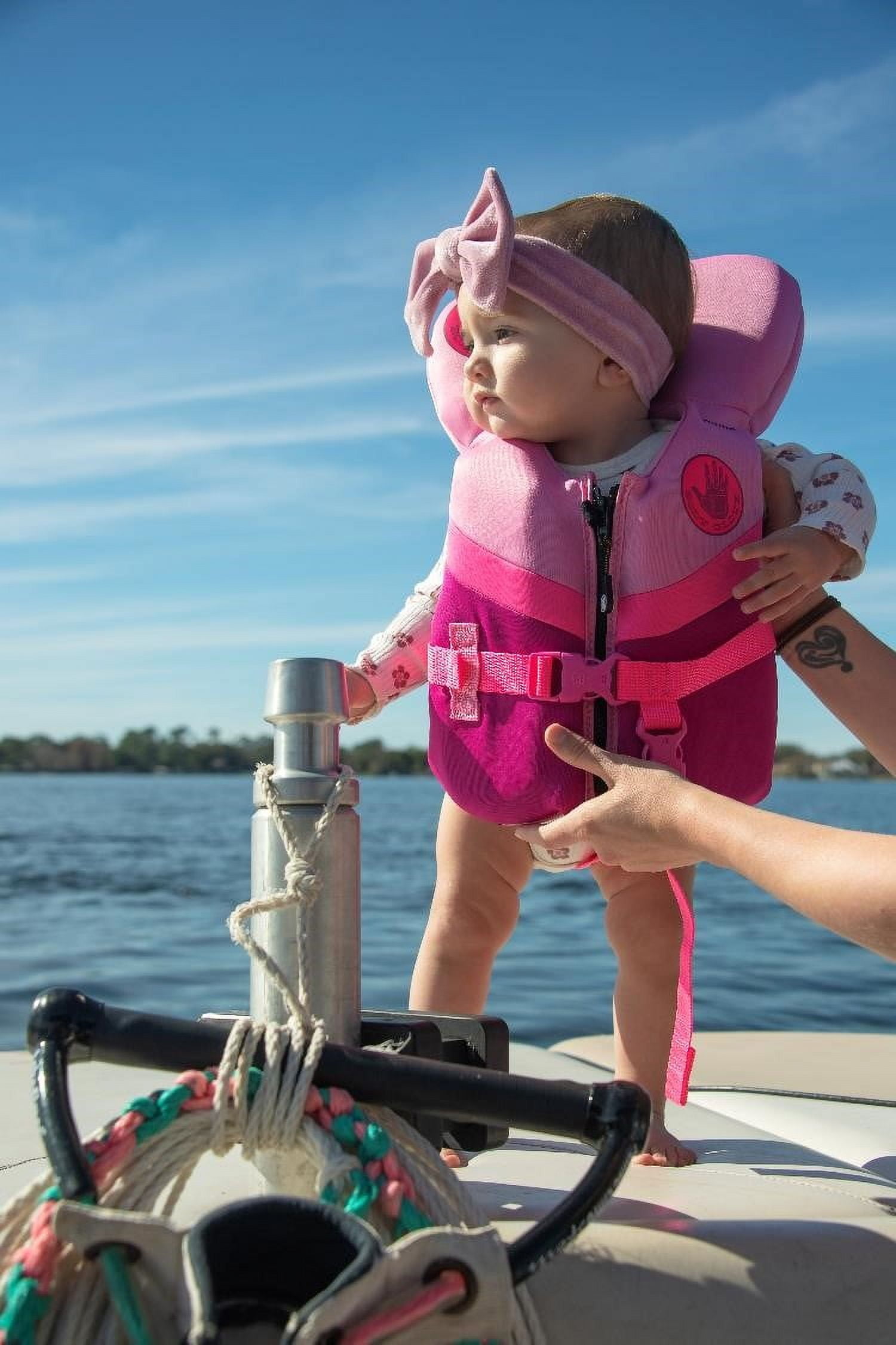 Body Glove Infant's Neoprene PFD Life Jacket and Vest, Girl, 20-30 lbs., Pink