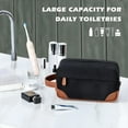 thumbnail image 6 of GASTROPOD Toiletry Bag Hanging Dopp Kit for Men Water Resistant Canvas Shaving Bag with Large Capacity for Travel- Black, 6 of 7