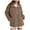 Camel#003, variant on Xyxonk Womens Fuzzy Fleece Jackets Winter Long Sleeves Zipper Thickened Coats 2025 Fashion Jackets with Pocket Stand Collar Outwear,Army Green L