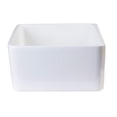 thumbnail image 3 of Pemberly Row White 23" Smooth Apron Fireclay Single Bowl Farmhouse Kitchen Sink, 3 of 7