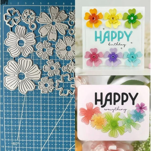 Metal Cutting Dies Scrapbooking Flower Album Embossing Paper Card Craft Stencil