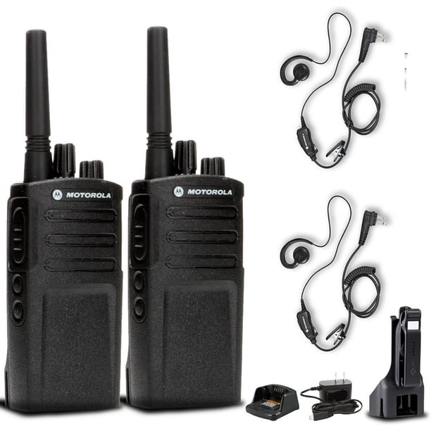 2 x Radio Empresarial Bidireccional In Situ Motorola RMV2080 (RMV2080) + 2 x Auricular PTT Motorola HKLN4604