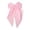 Pink, variant on Hair Bow Clip Big Satin Long-Tail Alligator Clips Hair Ribbon Bows Barrette for Women Pink