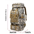 thumbnail image 2 of Large Camo Backpack - Anti-Splash & High Capacity for Outdoor Mountaineering, 2 of 5