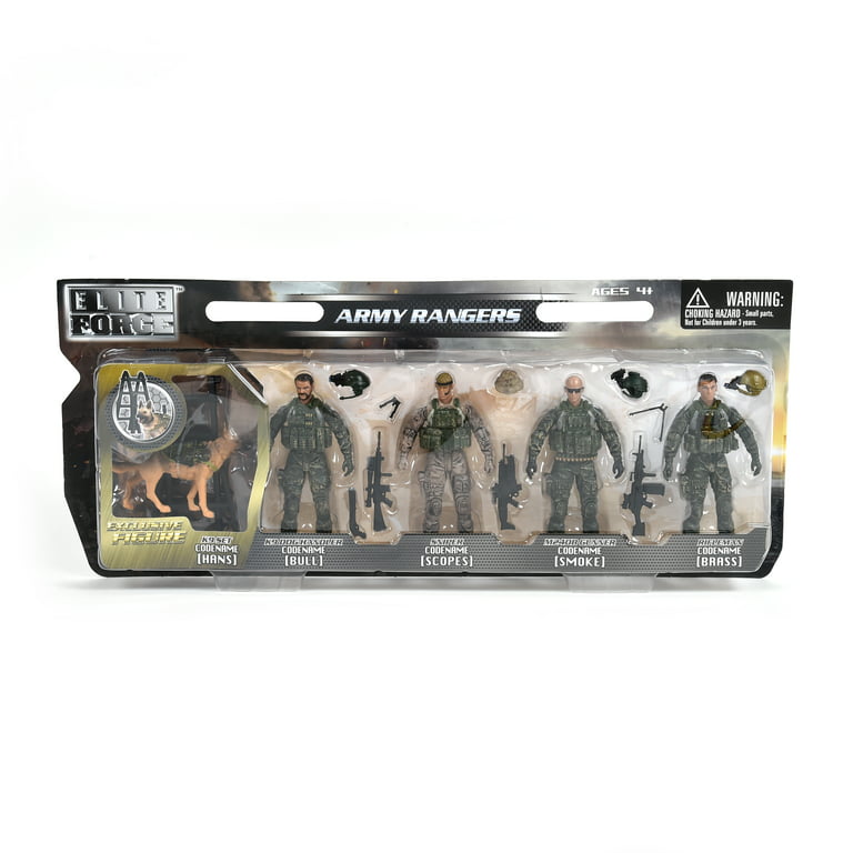 Universal - Élite Force Armée Ranger Données opérationnelles - 5 paquets de  jouets militaires Jouets de soldat