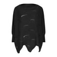 thumbnail image 3 of Miluxas Sweaters for Women Trendy Crewneck Long Sleeve Solid Color Sweater Knit Casual Pullover Tops Black M(M), 3 of 6