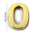 thumbnail image 1 of maskred House Numbers for Outside Simple Style Numerical Signs Sign Exquisite Number Mark Accessories Number Mark Marking Accessory Number 0 1 Pc, 1 of 6