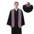 thumbnail image 4 of Fuzoiu Butterflies And Floral Print Graduation Sash,Graduation Stole,Unisex Adult Graduation Stole Shawl 91" Long,for Academic Commencements Shawl-Sharp Corner, 4 of 7
