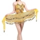 thumbnail image 4 of Danza Del Vientre Bufanda de Cadera Lentejuelas Cinturón Borla Monedas Oro Zulema Bufanda de danza del vientre para mujer, 4 of 8