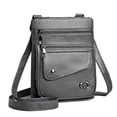 thumbnail image 2 of PULLIMORE Small Crossbody Bags for Women Lightweight Vintage Soft PU Leather Cell Phone Purse Wallet Shoulder Bag Handbags, Gray, 2 of 9