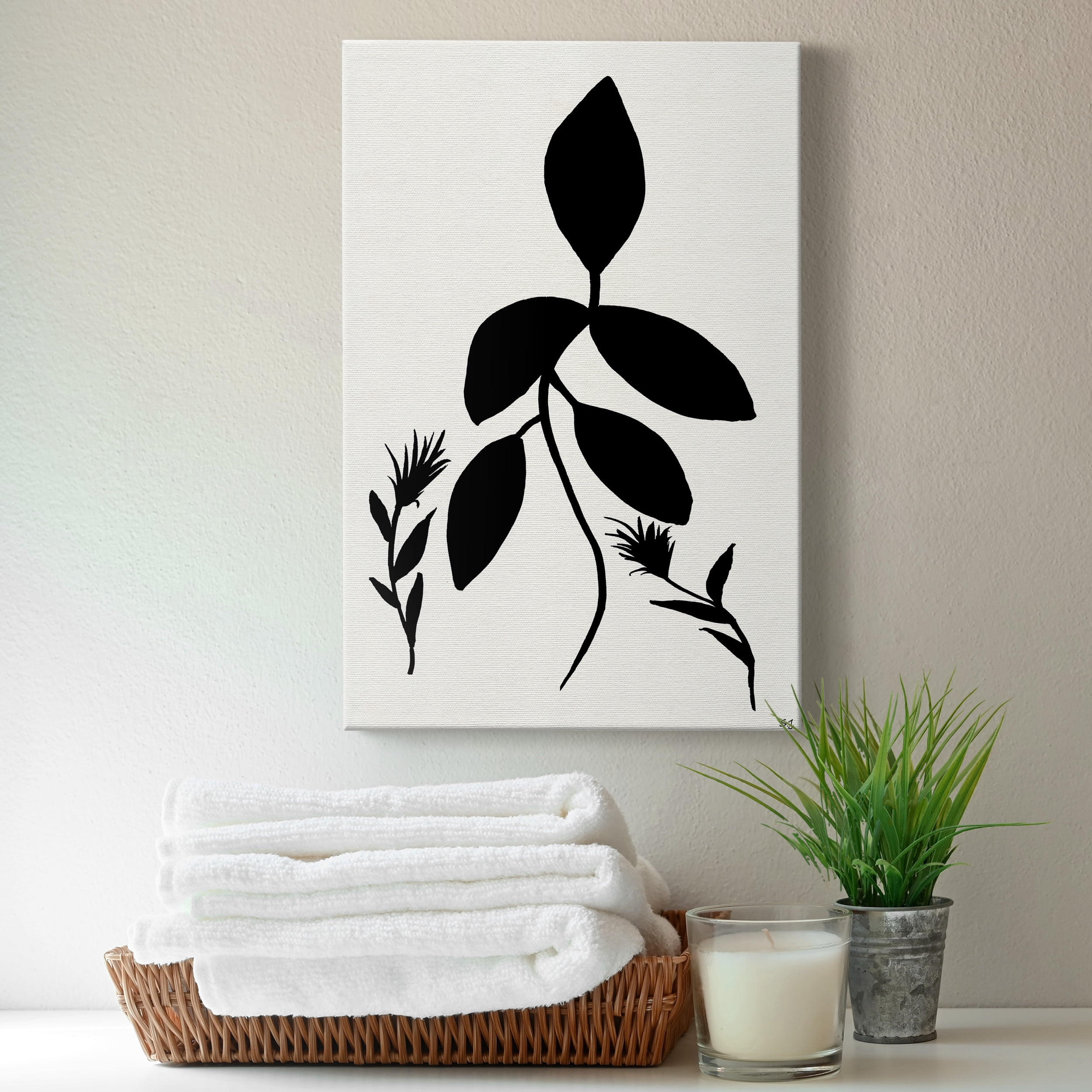 Silhouette Garden I Premium Gallery Wrapped Canvas - Ready to Hang - 24 x 36