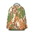thumbnail image 3 of Exotic Floral Backpack Jungle Leaves Hawaiian Print School Bag Summer Beach Tropical Backpack for Students, 3 of 6