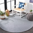 thumbnail image 3 of SAFAVIEH Martha Stewart Hampton Solid Indoor/Outdoor Area Rug, Navy, 6'5" x 6'5" Round, 3 of 9