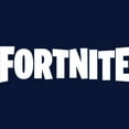 thumbnail image 2 of Boy's Fortnite Classic White Logo  Graphic Tee Navy Blue X Large, 2 of 4