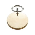 thumbnail image 2 of Stainless Steel Round ID Engraved & Dog Lost With Keyring For And Identification, 2 of 5