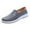Grey, variant on Fashion All Season Men Casual Shoes Flat Bottom Round Toe Non Cloth Shoes Solid Color Comfortable Elastic And Shallow Mouth 7.5 Khaki
