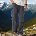 thumbnail image 1 of Men's Cargo Pants Trend Loose Straight Casual Sweatpants for Everyday Use, 1 of 3