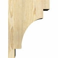 thumbnail image 3 of 6"W x 10"D x 14"H Mediterranean Rough Sawn Corbel, Douglas Fir, 3 of 9