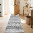 thumbnail image 4 of Boho 2'x6' Washable Hallways Rug, 2x6FT Runner Rug with Rubber Backed, Vintage Runners for Laundry Non Slip Carpet Khaki Lightweight Door Mat Indoor Entrance, 4 of 6
