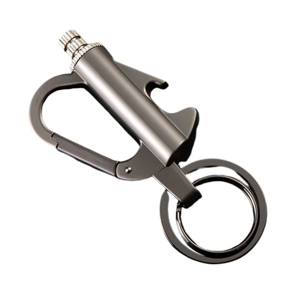 Permanent Match Lighter,Forever Match,Permanent Match Infinity Lighter with Multitool Keychain Bottle Opener, Reusable Waterproof Match Strike Anywhere, Forever Flint Fire Starter(C Gas Free)