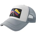 thumbnail image 1 of American and Colombia Flag Casual Baseball Cap Mesh Sports Cap, 1 of 8