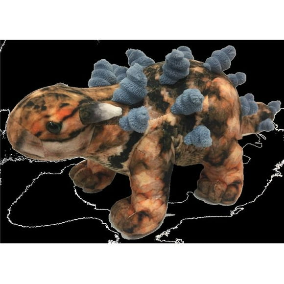 Texas Toy Distribution S-3007B 15 in. Ankylosaurus Plush Dinosaur Stuffed Toy