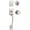 Satin Nickel, variant on 818PGHXPSK RDT 514 SMT CP Prague Handleset with Pismo - Matte Black