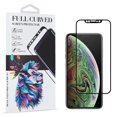 thumbnail image 1 of Cubierta completa protector de pantalla flexible suave seda curvada para iPhone XS/X-Black LUXMO No, 1 of 8