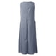thumbnail image 5 of Vestido de mujer Lino Estampado retro O Cuello Sin mangas Verano Maxi Fiesta Vestido de playa Irfora Aqua/Grande, 5 of 6