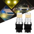 thumbnail image 4 of Juego de 2 bombillas LED intermitentes para luces de freno y de marcha atrás de coche Amarillo 3157, 4 of 9