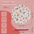 thumbnail image 6 of Party Paper Plates Disposable, 30 Pack 8.5 inch Yellow Floral Plates for Tea Party, Holiday, Picnic, Cake Dessert Plates, Soak Proof, Heavy Duty, Party Supplies, 6 of 8