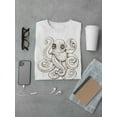thumbnail image 3 of Octopus In Diving Helmet T-Shirt Men -Image by Shutterstock, Male XX-Large, 3 of 4