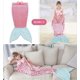 thumbnail image 5 of Flannel Cartoon Children Sleeping Bag Shark Wrapped Blanket Leisure Air Conditioning Blanket Baby Anti Kick Mermaid Sleeping, 5 of 5