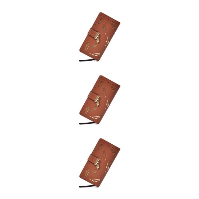 Sonducket Carteras de cuero PU modernas y prácticas para mujer con billetera única para mujer, billetera para mujer, café Type1 NO1