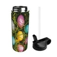thumbnail image 2 of Yiaed colorful Easter eggs Print Water Bottle with Straw Lid, Stainless Steel Double Wall Insulated Water Bottle | Leak-Proof and Spill-Proof Water Bottle, 2 of 8