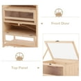 thumbnail image 5 of PawHut 5 Tier Fir Wood Hamster Cage Small Animals Play House Exercise Activity Center Natural, 5 of 10