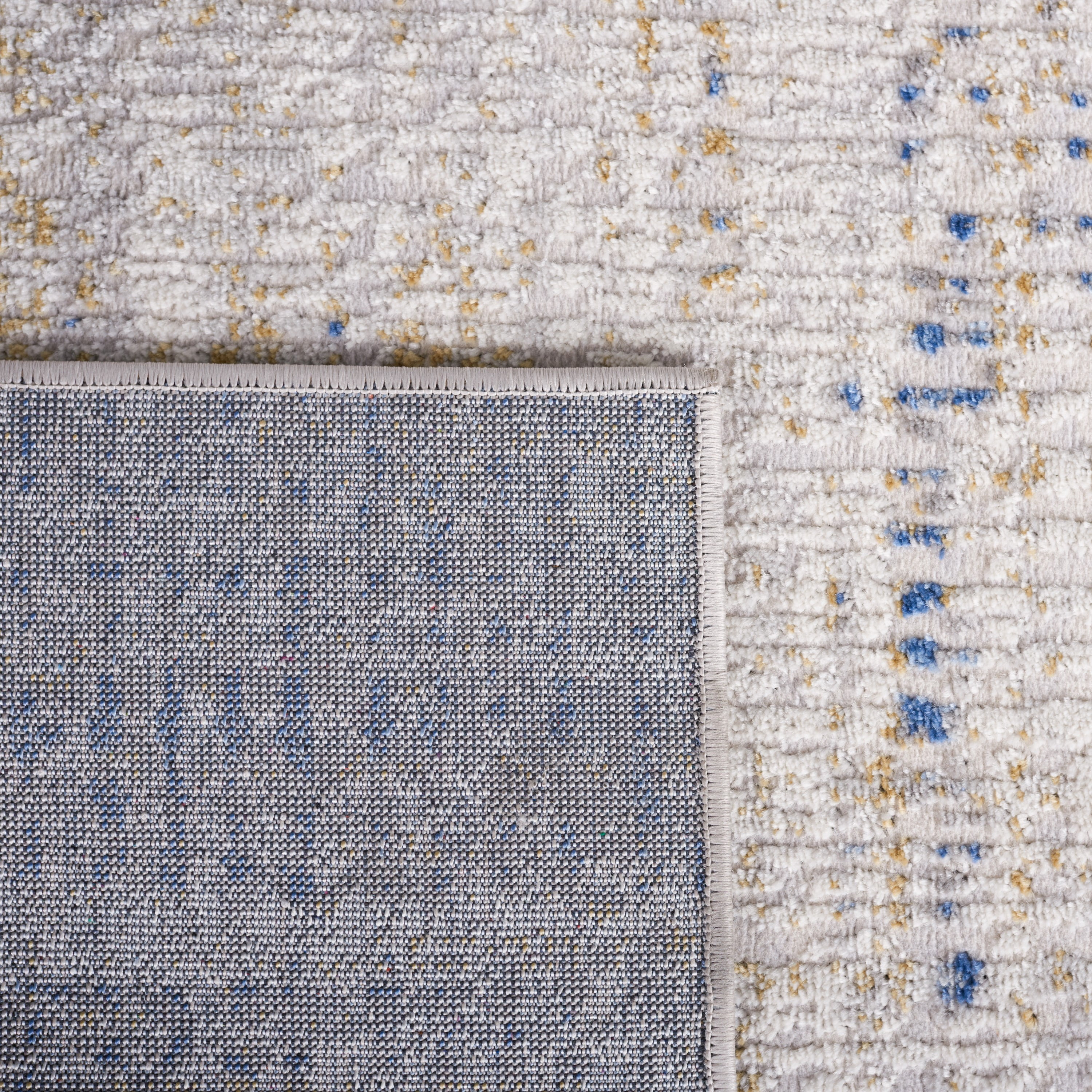 SAFAVIEH Palma Tristen Abstract Runner Rug, Beige/Blue, 2'2" x 9'
