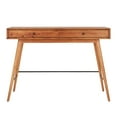 thumbnail image 3 of Weston Home Alcott Rectangular Wood Console Table, Natural Brown Finish, 3 of 5