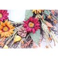 thumbnail image 3 of Halloween Fall Wreath Simulated Sunflower Pumpkin Berries Door Hanging Harvest Festival Rattan Circle, 3 of 3