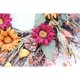 thumbnail image 3 of Halloween Fall Wreath Simulated Sunflower Pumpkin Berries Door Hanging Harvest Festival Rattan Circle, 3 of 3
