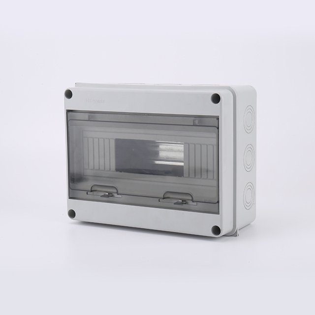 Caja de distribución HT, caja de distribución de 2-18 bucles, caja de distribución de energía pesada para exteriores para el hogar, caja de interruptor de iluminación a prueba de lluvia, caja a