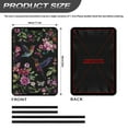 thumbnail image 4 of XYZCANDO Hummingbird Flower RV Door Window Shade Foldable Camper Blinds for Travel Trailers RV Window Cover RV Window Curtains Camper Camper Shades with UV Protection and Privacy Features Black, 4 of 7