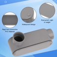 thumbnail image 4 of Cuerpo de conduit CKVIHAV tipo LL de PVC de 1,5 pulgadas, paquete de 2, gris, 4 of 7