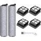 thumbnail image 1 of Piezas de repuesto de filtro para accesorios de aspiradora en seco y húmedo inalámbrico Tineco iFloor 3/iFloor One S3, 2 cepillos giratorios + 4 filtros HEPA + 1 cepillo de limpieza JAMW Sencillez, 1 of 5