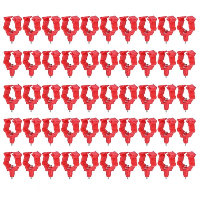 Poultry Supplies,50Pcs G1/2in G3/4in Integrated Drinking Nipple Spring Drinker Class Leading Features