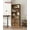 Rustic Brown, variant on 6-Tier Tall Bookcase with Cabinet Door, 68.9" Storage Shelf with 3 Adjustable Shelves & Anti-Tip Kit, for Living Room Home Office, Cloud White