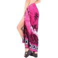 thumbnail image 3 of HAPPY BAY Women's Long Beachwear Pareos Swimwear Summer Wraps Cover ups Beach Bikinis Sarongs Skirt Swim Cover up Swim Coverups for Women One Size Taffy, Palm Tree, 3 of 3