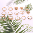 thumbnail image 3 of EIMELI 15 PCS Hollow Mid Stackable Finger Rings Gold Knuckle Stacking Rings Set Boho Vintage Jewelry Rings for Women and Teen Girls, 3 of 5