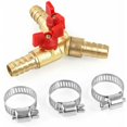 thumbnail image 4 of Fuel Air Oil Compatibility, Y Shaped Shut-off Ball Valve for Safe and Firm Hose Connections, 4 of 5